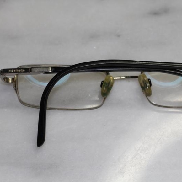 Menrad Black Metal Rectangular Rx Frame - Picture 3 of 4